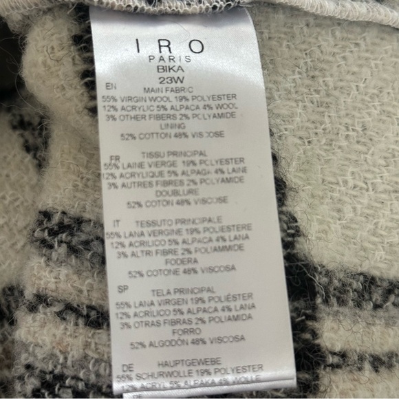 NWT IRO Bika Plaid Jacket – Size 34 (US 2) - Picture 14 of 15